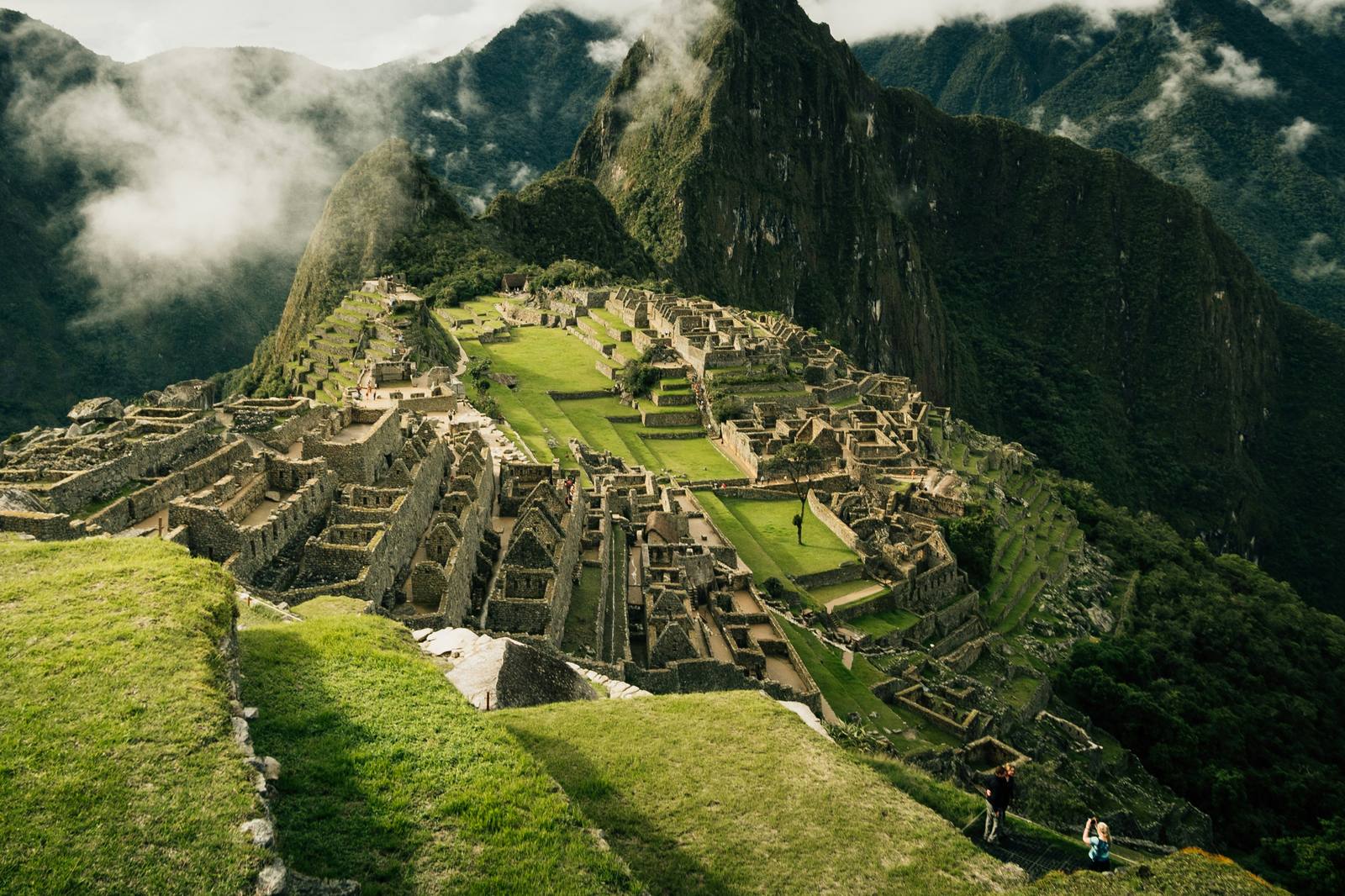 Machu Picchu in the clouds, Peru